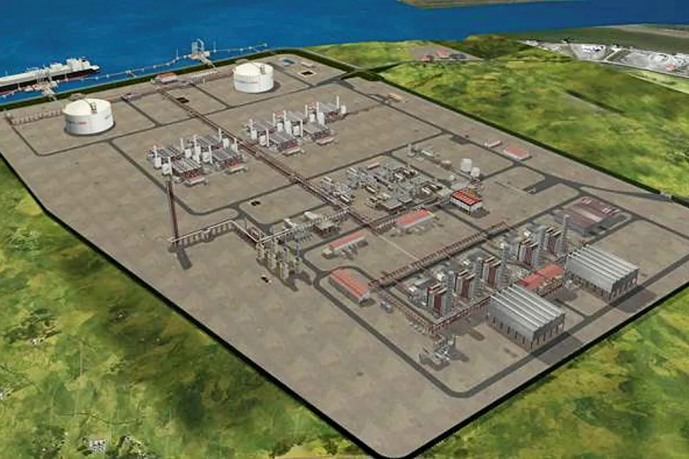 Planned project: the Calcasieu Pass LNG project