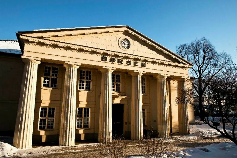 Norwegian bourse: the Oslo Stock Exchange.