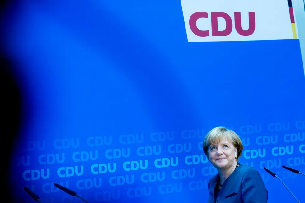Tysklands statsminister Angela Merkel må gjøre det mer attraktivt å investere i Tyskland, mener ekspertene. Foto: Elin Høyland Foto: Elin Høyland