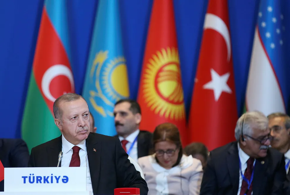 Tyrkias president Recep Tayyip Erdogan vil ikke erklære våpenhvile i Syria.