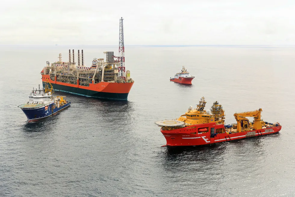 CONTRIBUTION: the Glen Lyon FPSO has begun production work on the Quad 204 project west of Shetland, where BP is very happy with the progress so far.