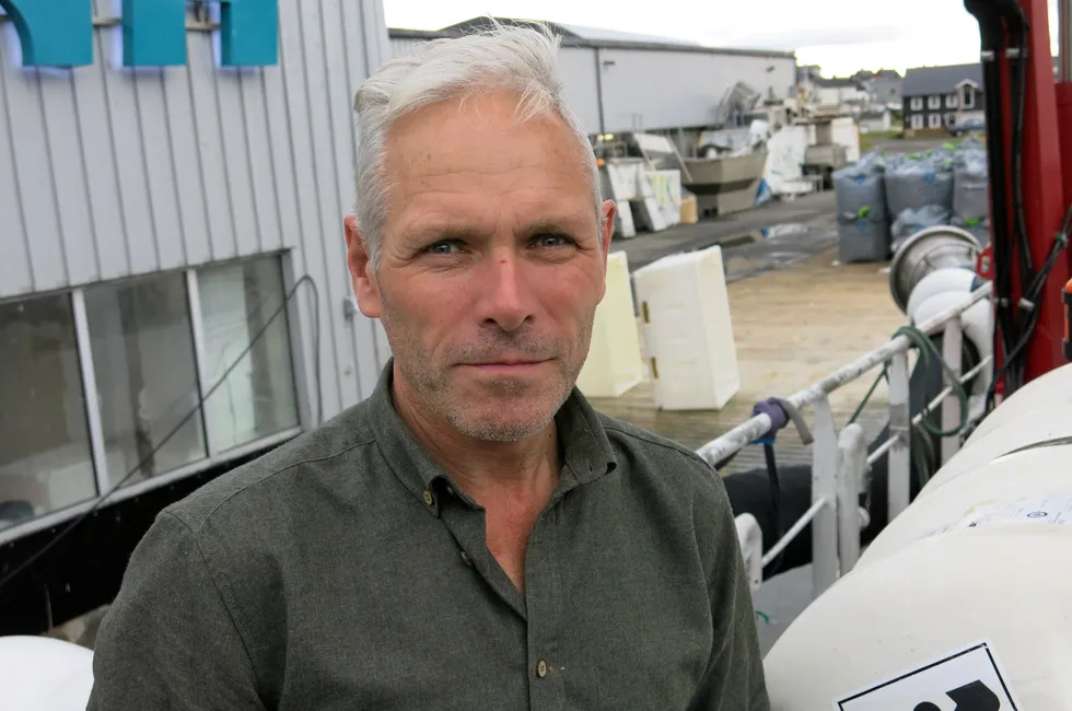 Fisker Roar Pedersen i Nordkapp er skipper og har fire mann med seg om bord på «Børnes».
