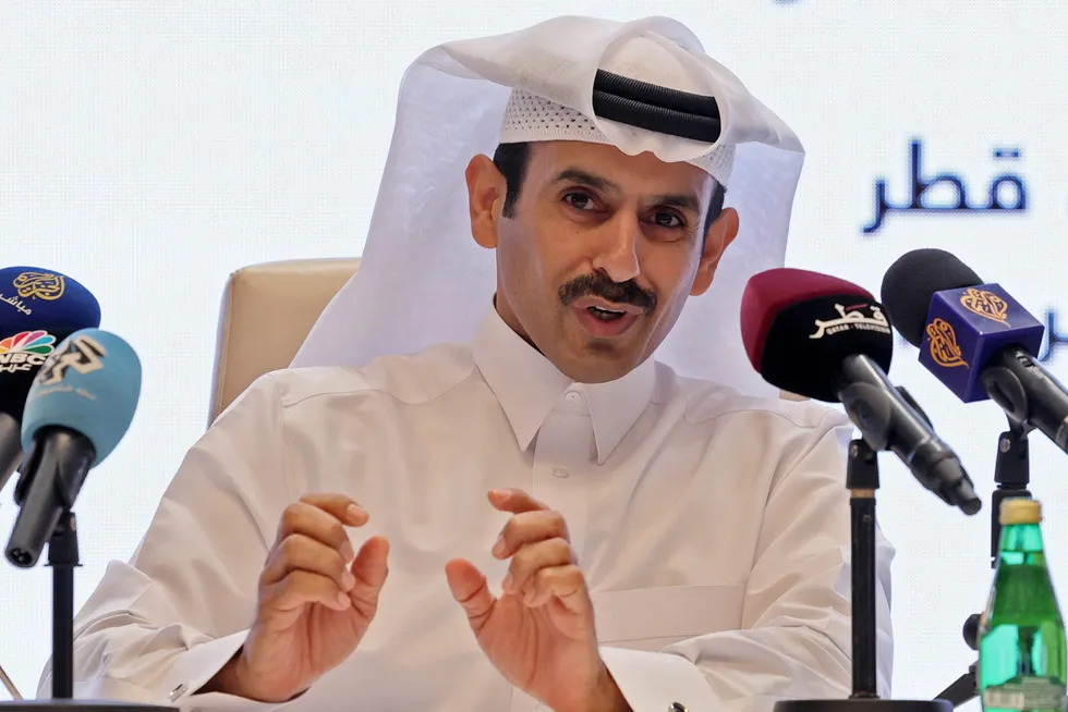 Field development: QatarEnergy chief executive Saad Sherida al-Kaabi.