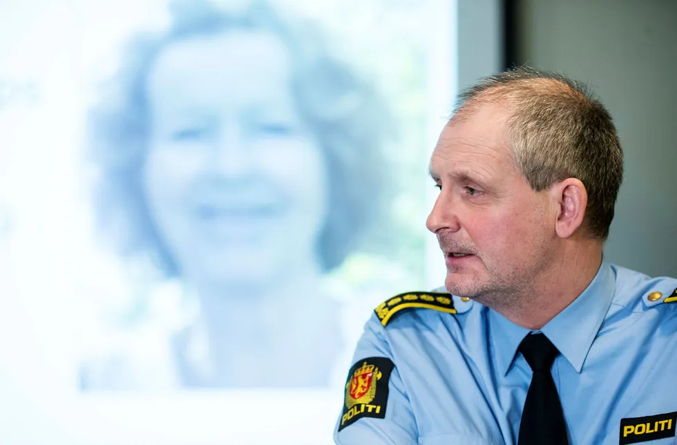 Politiinspektør Tommy Brøske i Øst politidistrikt leder etterforskningen av den antatte bortføringen av Anne-Elisabeth Falkevik Hagen.