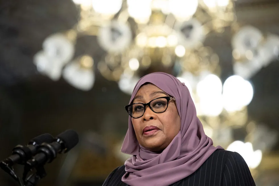 Supportive: Tanzania's President Samia Hassan wants to get the long delayed Tanzania LNG project off the ground