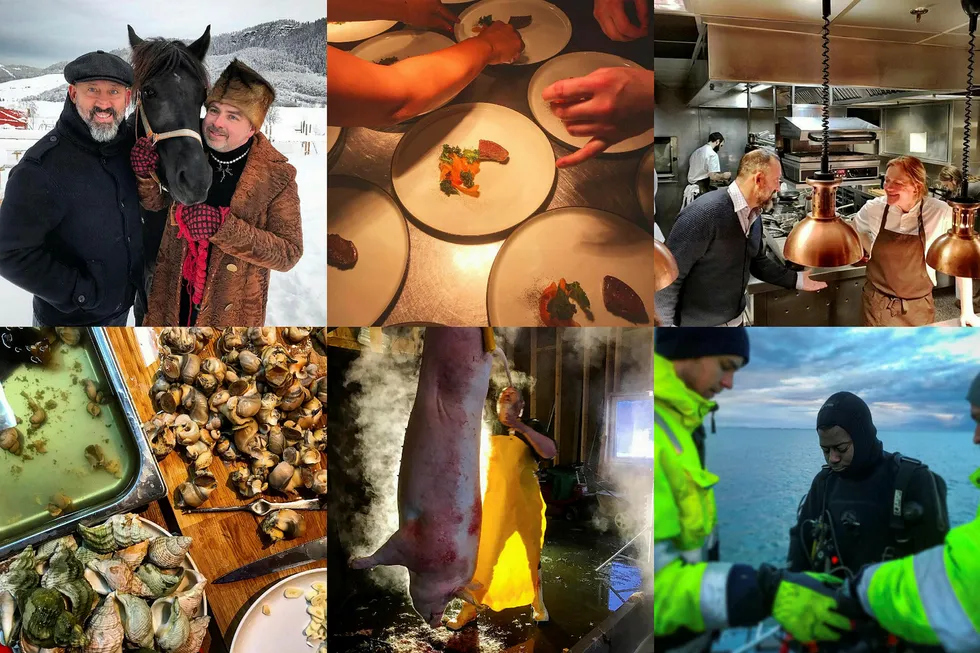 Alessandro Porcelli står bak initiativet Cook It Raw. Flere av verdens kokkestjerner har i to uker vært samlet i Sør-Trøndelag for å bli kjent med hverandre - og norsk matkultur. Foto: @cookitraw (Instagram)
