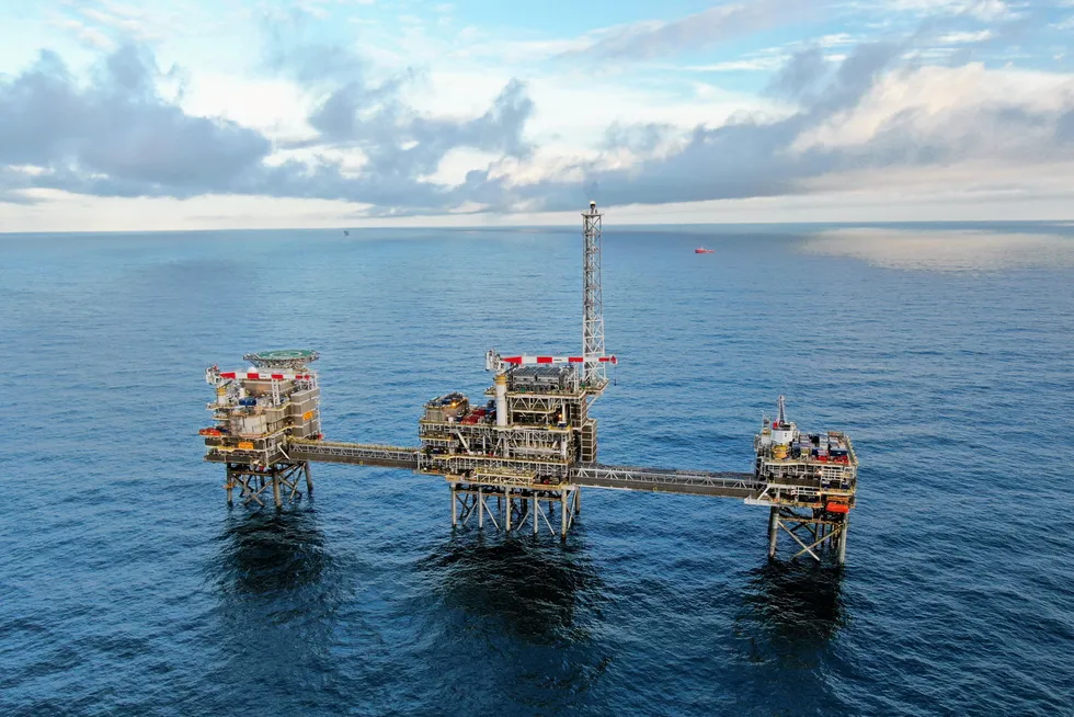 New discovery: An offshore facility in the North Sea, operated by Neptune Energy