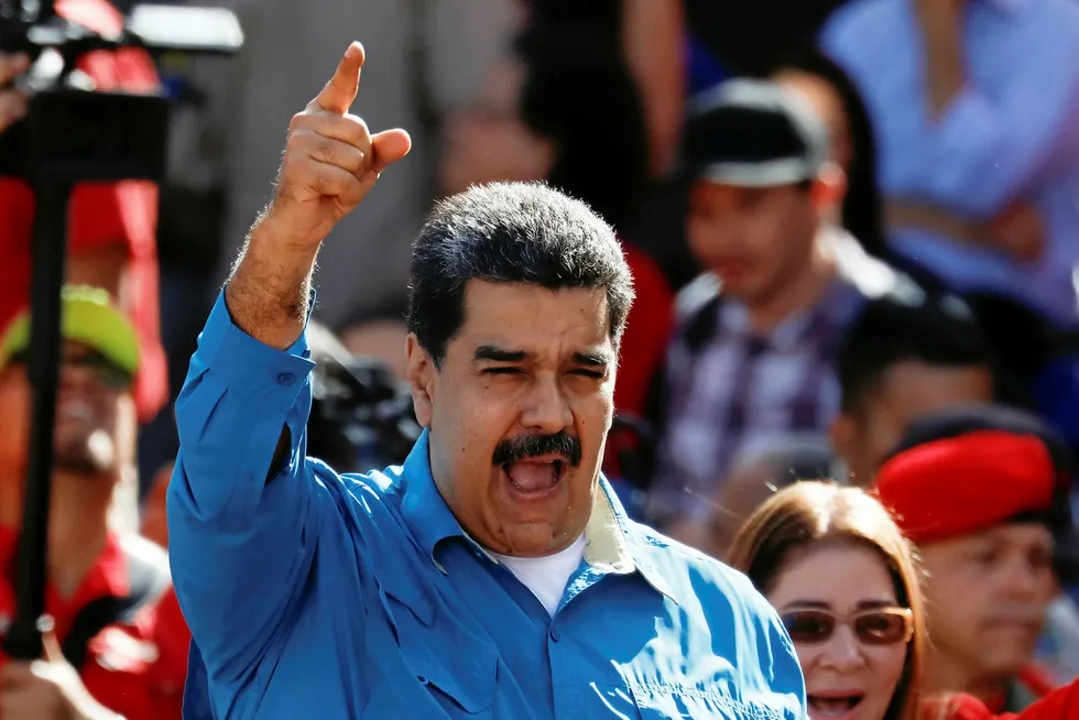 Under pressure: Venezuela's President Nicolas Maduro