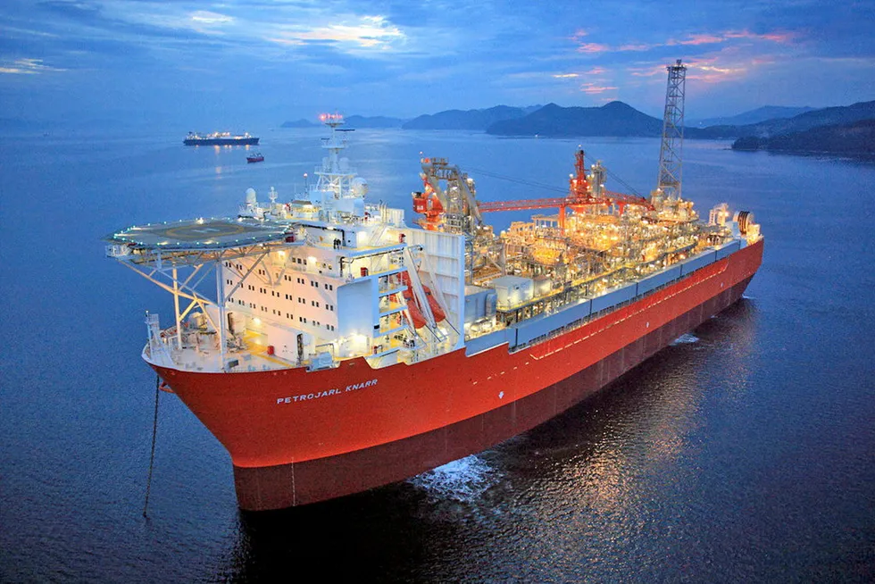 Upgrade planned: the Petrojarl Knarr floating production, storage and offloading vessel.