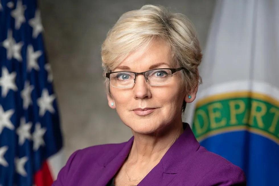 US energy secretary Jennifer Granholm.