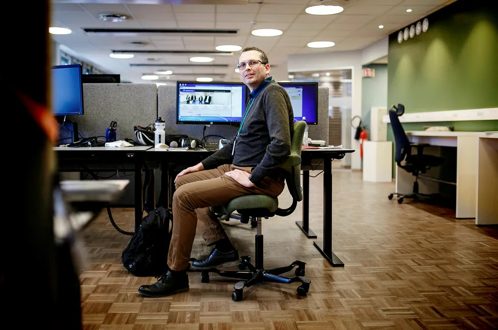 Olav Hjortås er it-konsulent i Unicus, et firma hvor alle ansatte har Aspergers syndrom. Hjortås fikk diagnosen i voksen alder. Foto: Nicklas Knudsen