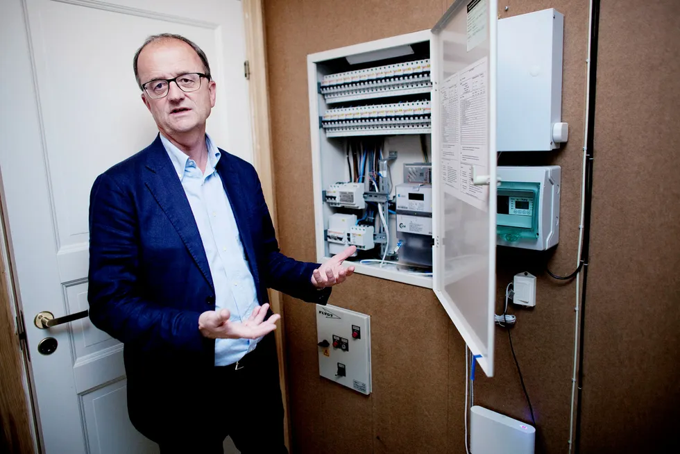 Konsernsjef Eimund Nygaard i energiselskapet Lyse har tapt store summer på satsingen på smartehjemteknologi. Foto: Tomas Larsen
