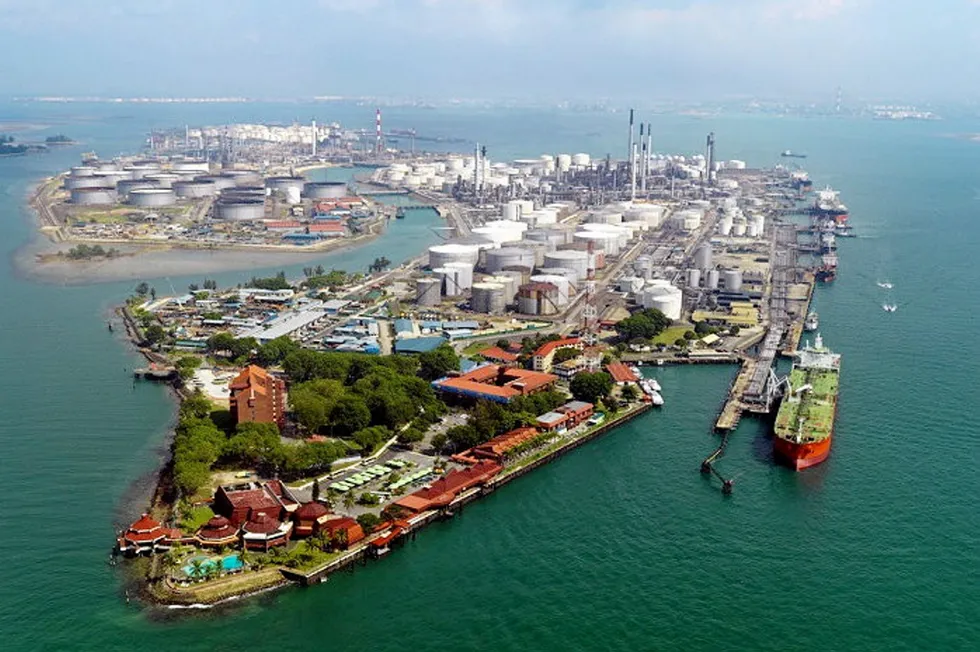 Shell’s Pulau Bukom refinery in Singapore.