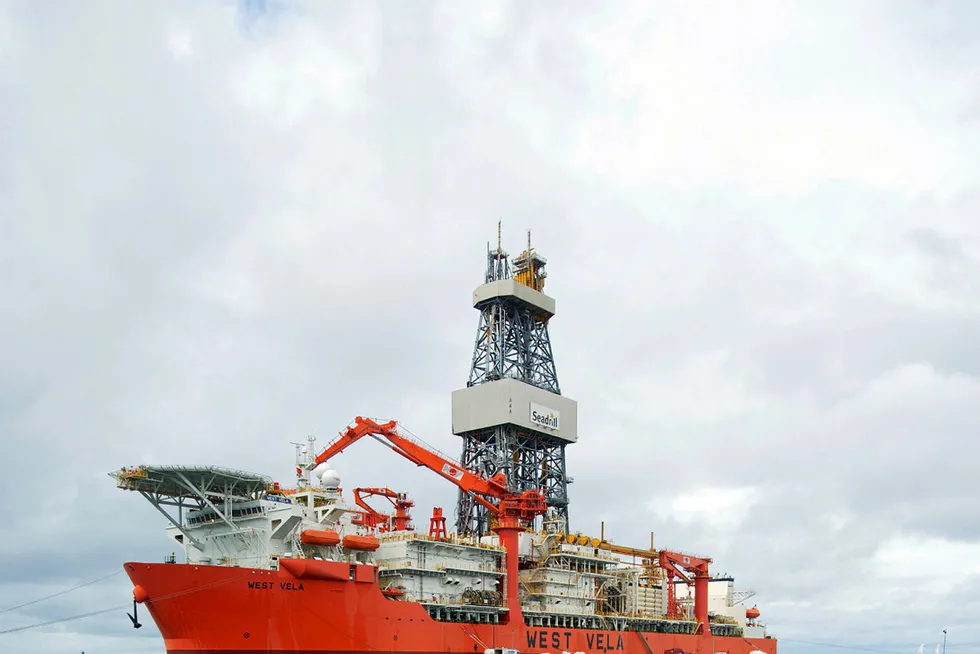 On contract: the Seadrill drillship West Vela