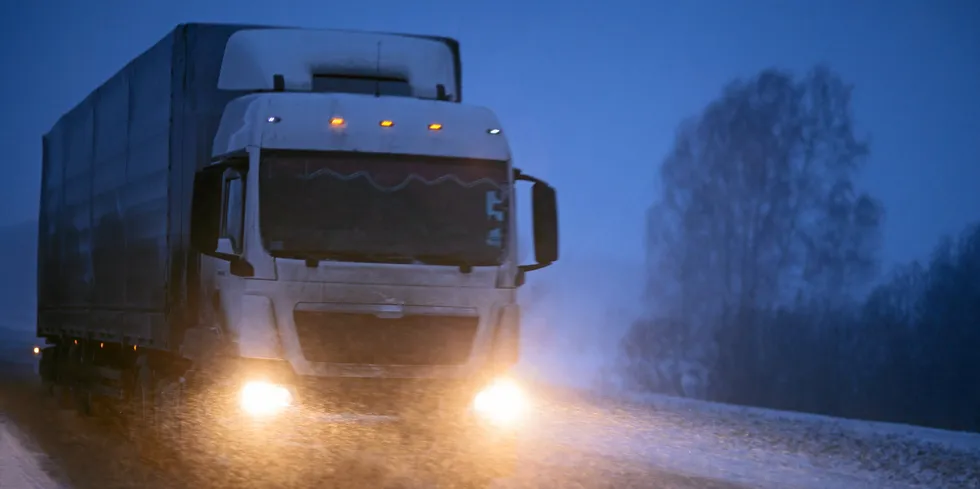Illustrasjonsfoto transport: Snø og lave temperaturer skaper utfordringer flere steder i landet.