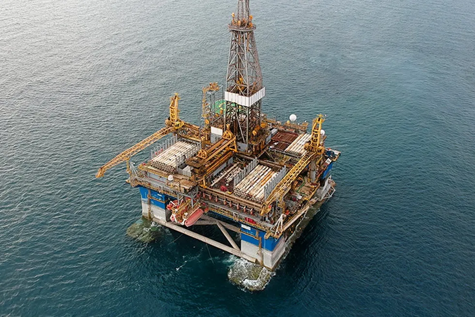 Fresh campaign: the OOS Energy semi-submersible drilling rig Frida-1