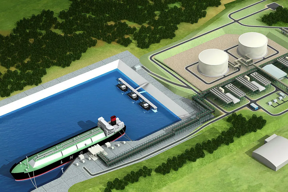 Project: the proposed Jordan Cove LNG project