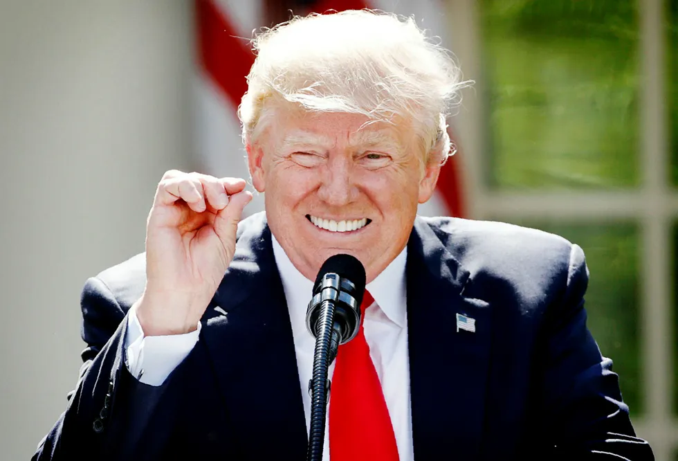 Donald Trump langer ut mot FBI-agent. Foto: Kevin Lamarque/Reuters/NTB scanpix/Reuters/NTB scanpix