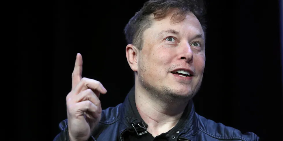 Telsa founder Elon Musk