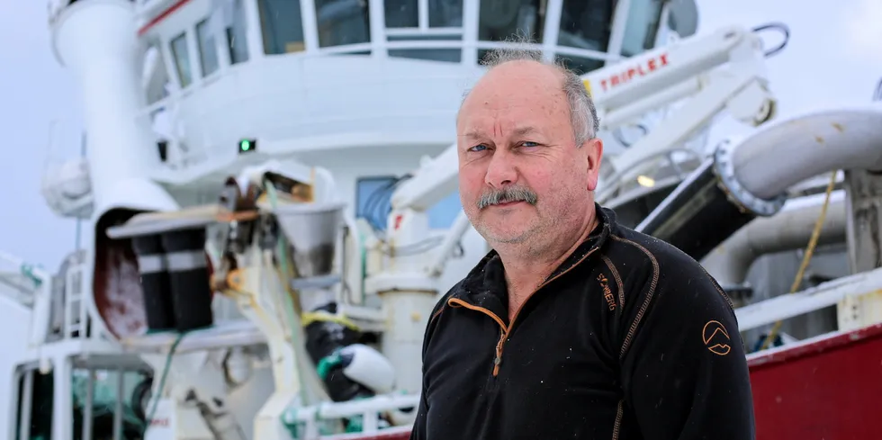 Kjell Bjørnar Bakken forteller at han skal jobbe som skipper fremover nå etter at han har solgt rederiet.