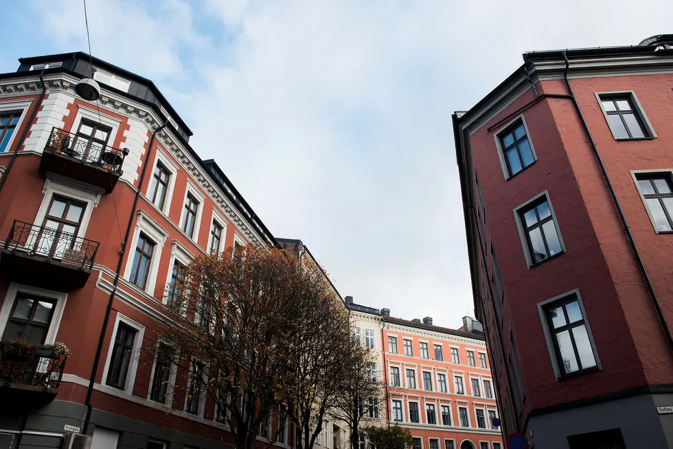 Leiligheter på Bislett i Oslo. Foto: Per Ståle Bugjerde