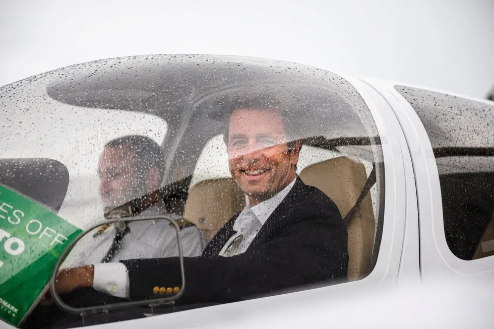 Flyselskapet Norse Atlantic stiger kraftig onsdag formiddag. Norse sjef Bjørn Tore Larsen er en ivrig hobby pilot.