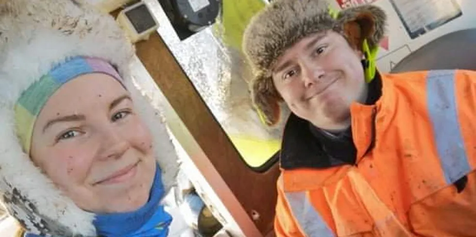 Fiskerparet Ida Helen Skum Svendsen og Ari Solbakk i Tana i Øst-Finnmark satser friskt. De er begge overbevist om at kystfiske er livet for dem.