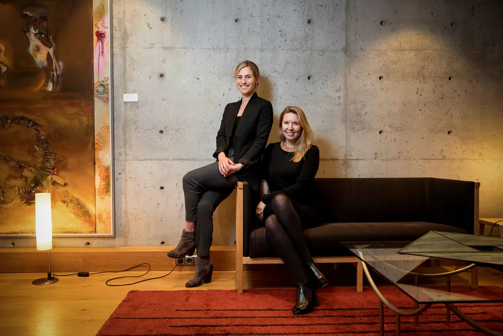 Tesha Crawford (tv) og Lina Brouneus fra Netflix har på kort tid gjort store investeringer i norske seriekonsepter.