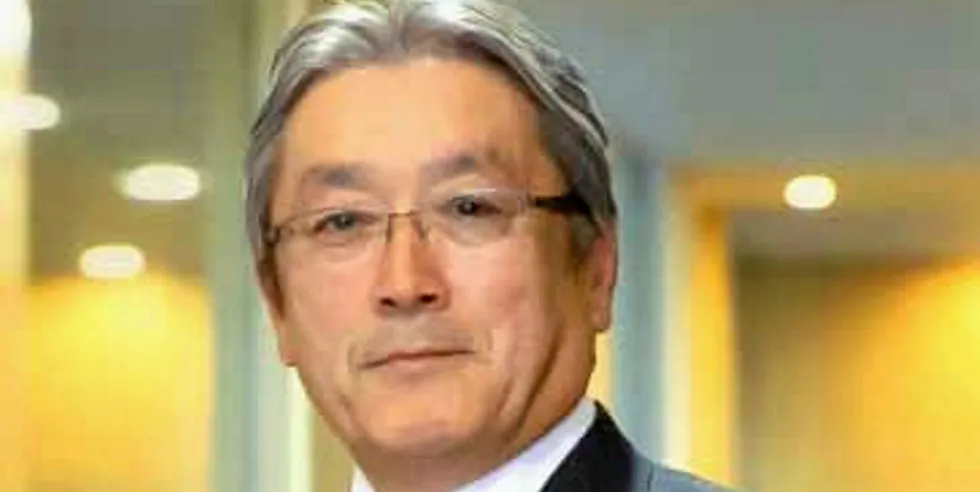 . Masaru Ikemi, Maruha Nichiro President and CEO.