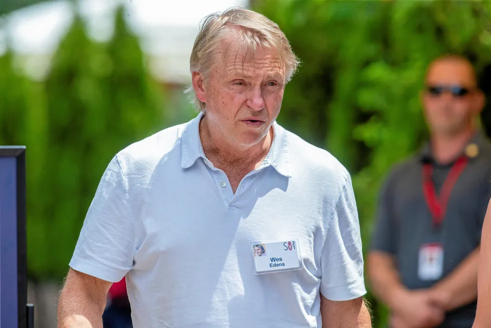 Big win: New Fortress Energy chief executive Wes Edens