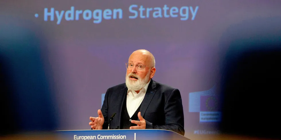 European Commission vice-president in charge for European Green Deal Frans Timmermans