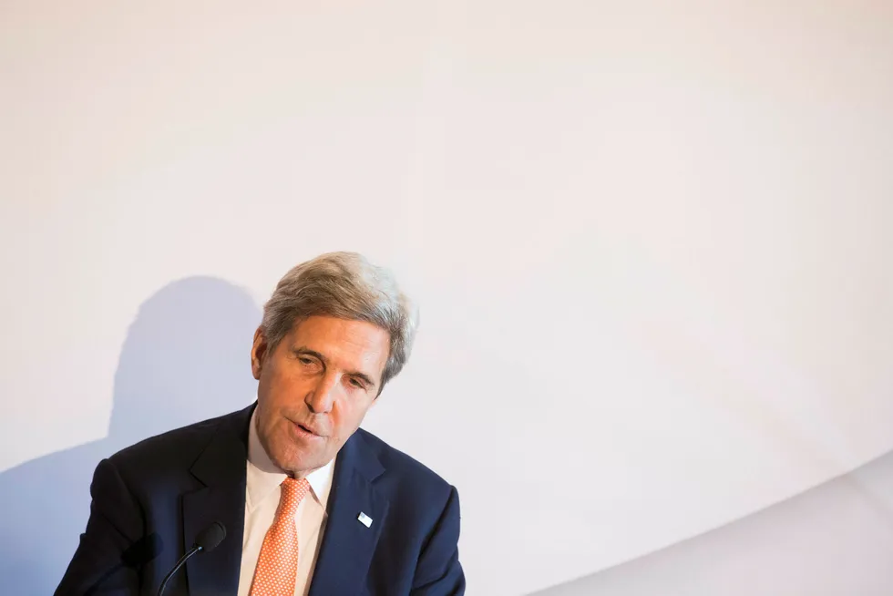 USAs tidligere utenriksminister John Kerry, her fotografert i forbindelse med et besøk i Oslo. Foto: Håkon Mosvold Larsen / NTB scanpix