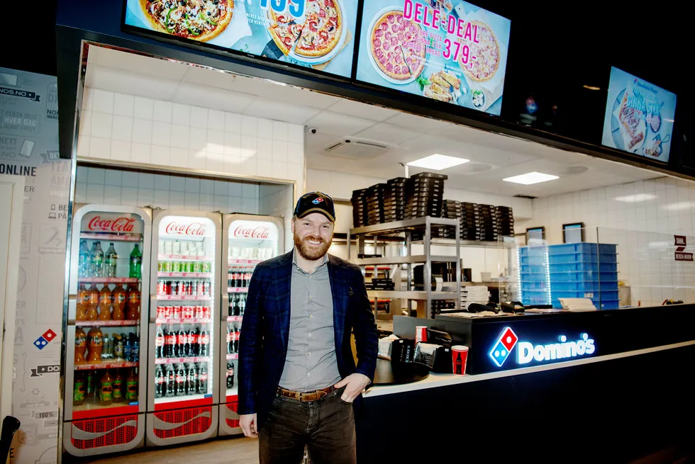 Den utenlandske giganten Dominos kjøpte opp smulene etter Dolly Dimples i 2017. Norgessjef Kenneth Lorentzen har som mål å bli den største pizzakjeden i Norge.