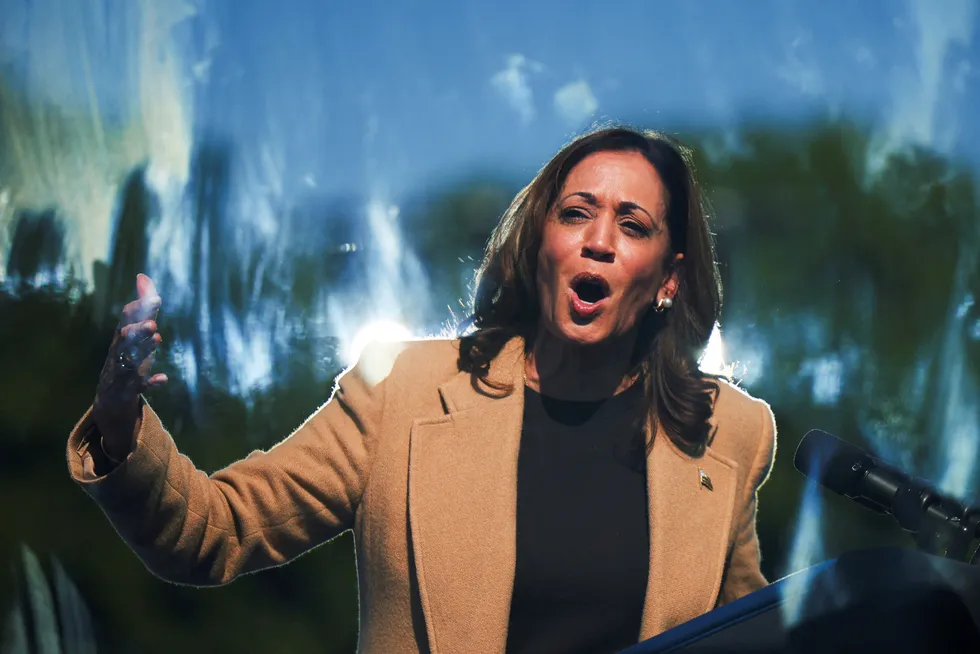 Visepresident Kamala Harris er Demokratens kandidat i presidentvalget i USA. Å unngå en resesjon før valget i november er utrolig viktig for sjansene til Harris mot Donald Trump.