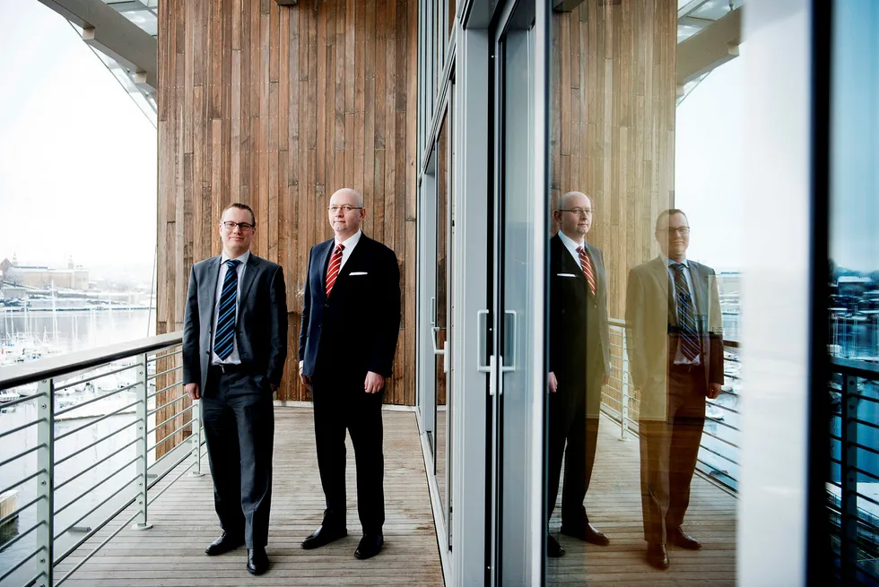Anders Høifødt (til venstre) er partner og investeringsdirektør i Nord Kapitalforvaltning. Her sammen med Bjørn Hesthamar, managing partner i Nord Kapitalforvaltning.