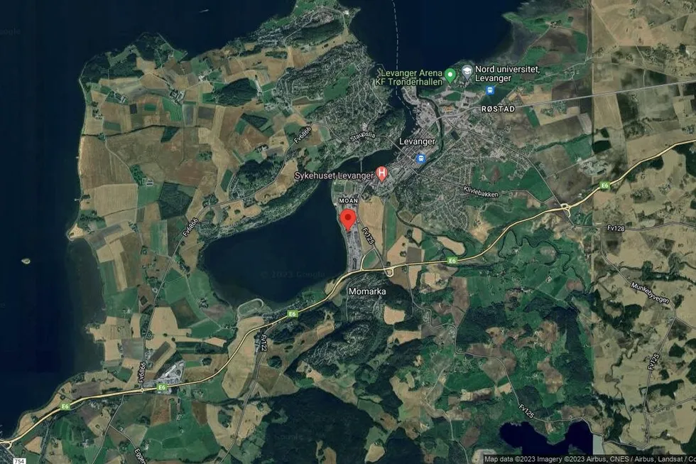 Området rundt Moafjæra 8D, Levanger, Trøndelag