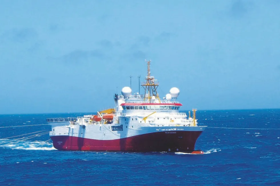 Seismic hit: Shearwater GeoServices vessel Polar Duchess
