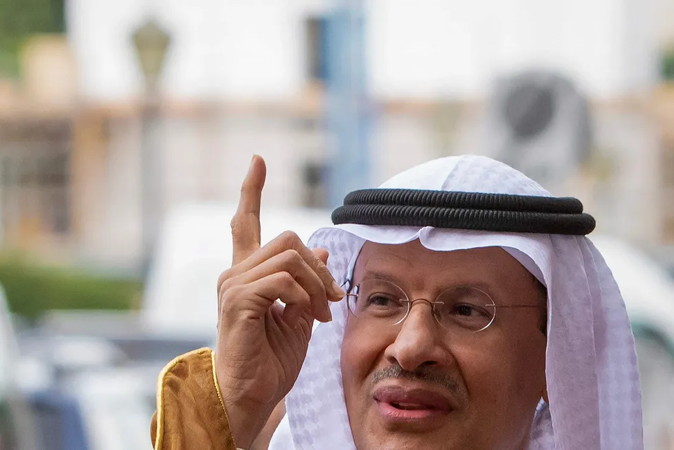 Saudi Arabia’s Energy Minister Prince Abdulaziz bin Salman al-Saud.