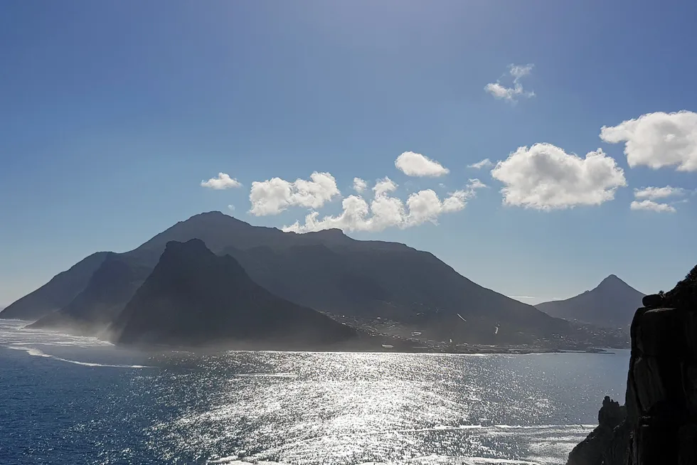 Atlantic Ocean: Hout Bay on the Cape Peninsula, South Africa is at least 60 kilometres from where TotalEnergies could drill