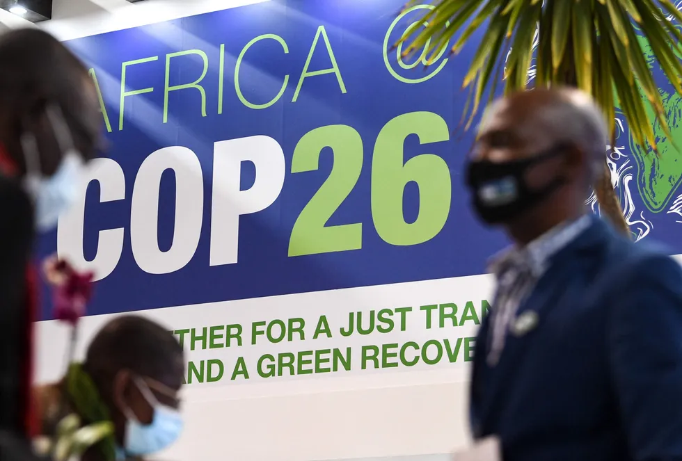 On the ground: the Africa pavilion at the COP26 UN Climate Change Conference in Glasgow