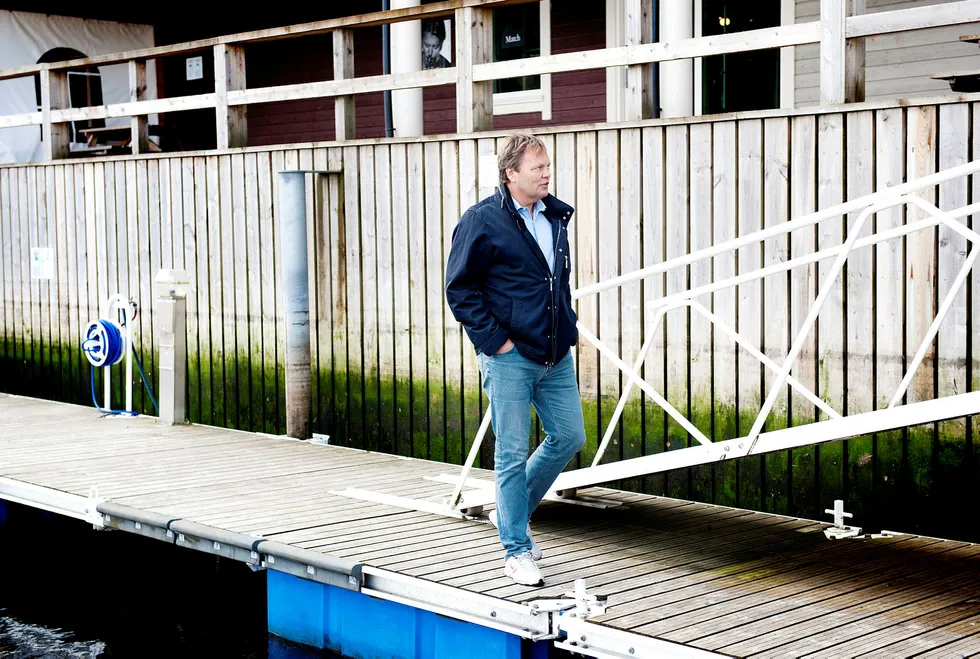 Stig Remøy, administrerende direktør i Olympic Shipping, beholder kontrollen over båtene sine. Foto: Per Ståle Bugjerde
