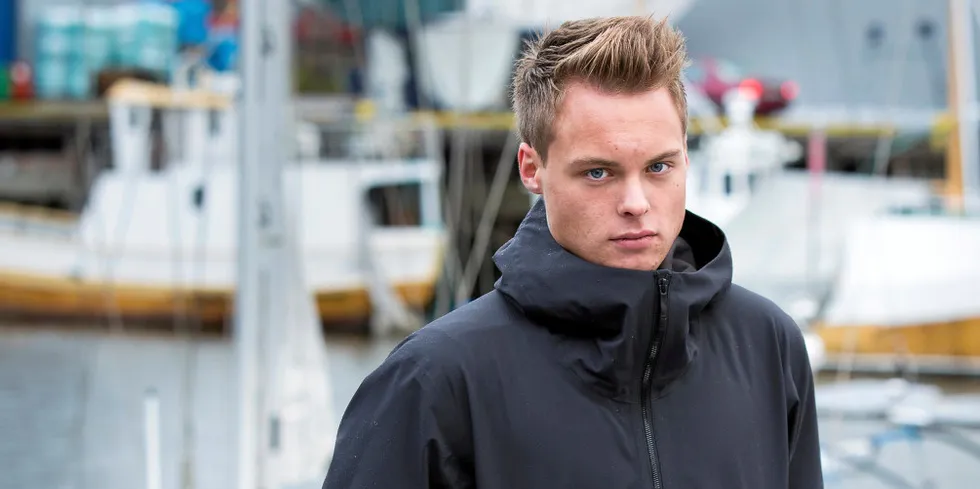 27-year-old Gustav Magnar Witzoe, son of SalMar CEO and Kverva owner Gustav Witzoe, has taken Kjell Inge Rokke's spot as the richest Norwegian. Foto: Ole Morten Melgaard