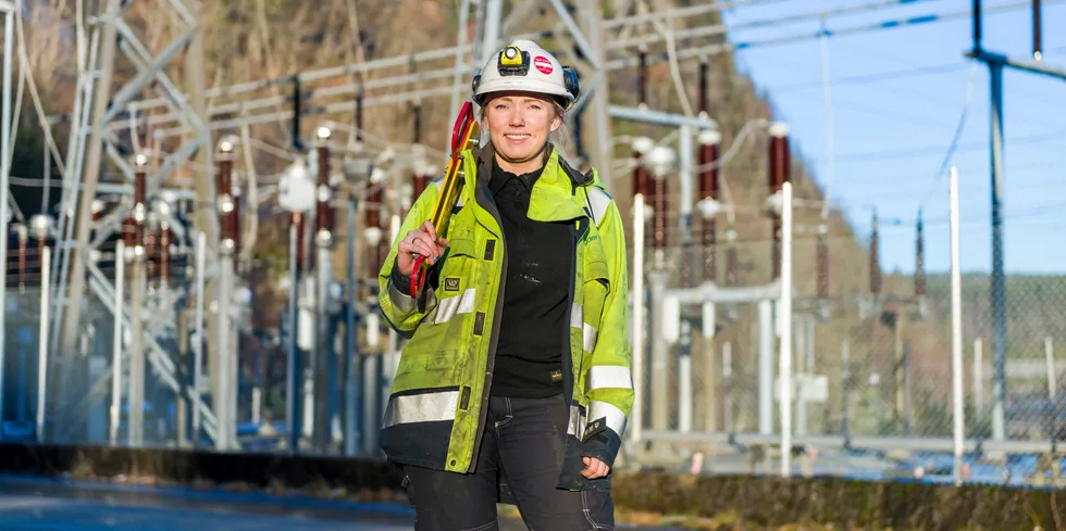 Ida. G Foss (28) er industrimekaniker i Agder Energi.