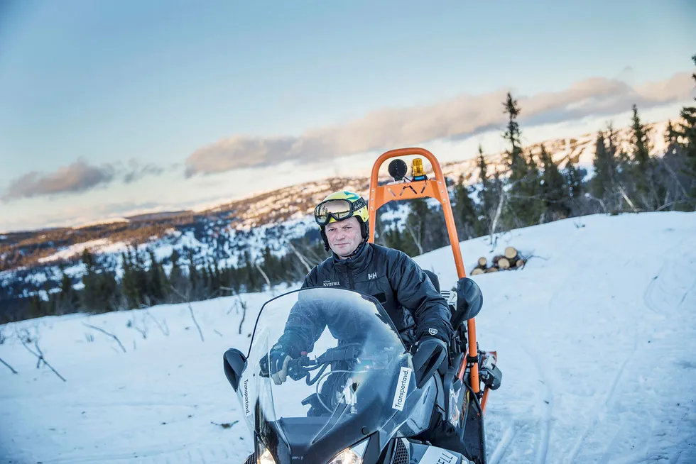 Daglig leder Odd Stensrud i Alpinco er strålende fornøyd med årets rekordsesong. Foto: Per Thrana
