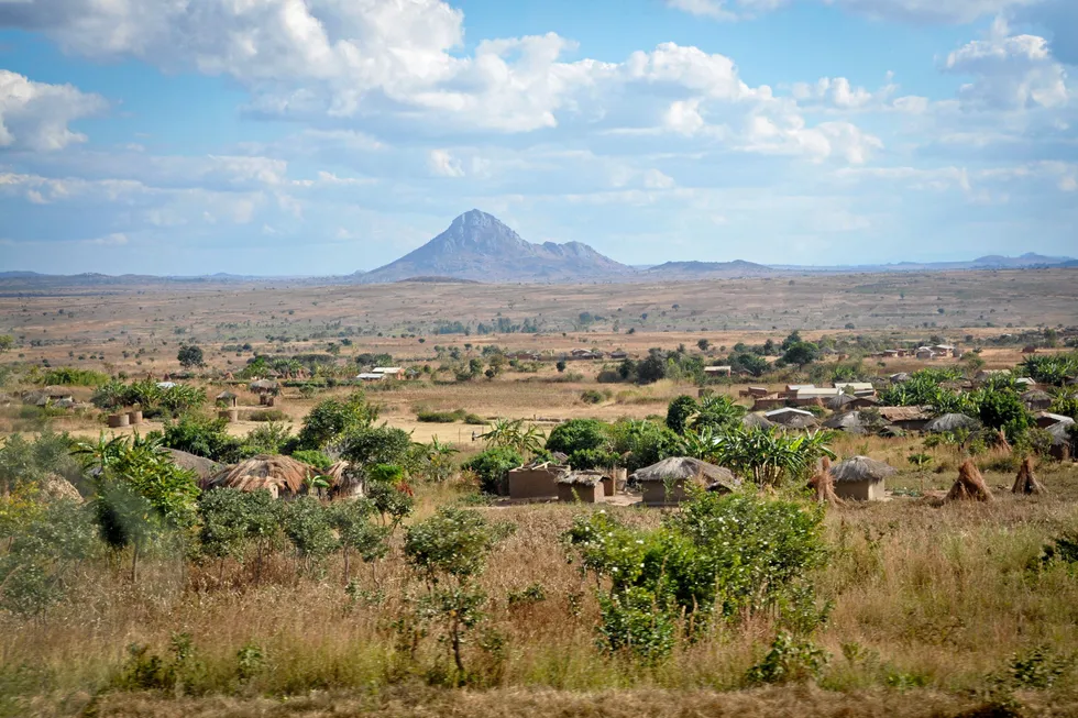 A view of northern central Mozambique.
