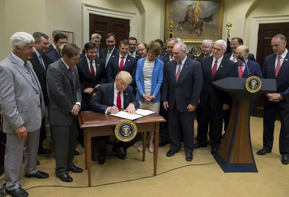 Signing off: Trump moves to expand offshore drilling