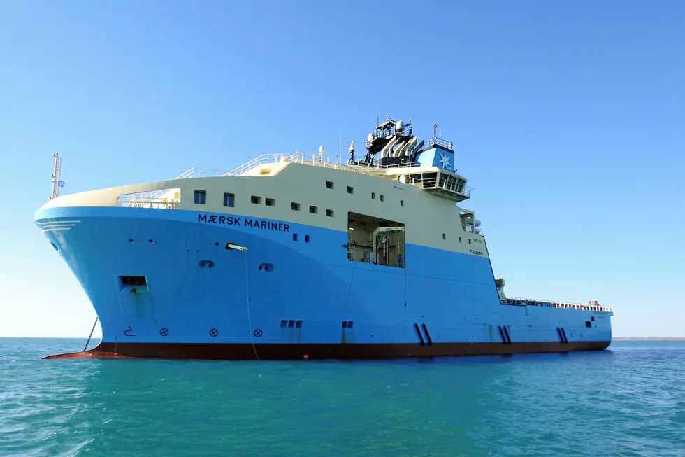 Remaining in Australian waters: the Maersk Mariner recently completed a contract for Woodside