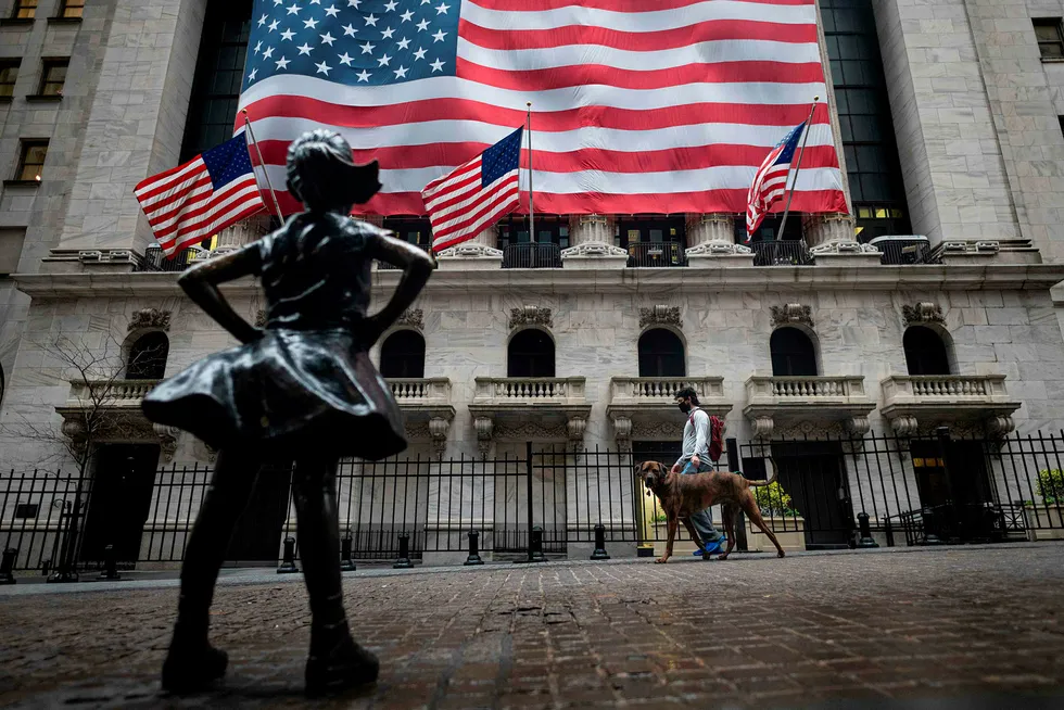 Investorene på Wall Street ser med optimisme på gjenåpningen av økonomien.
