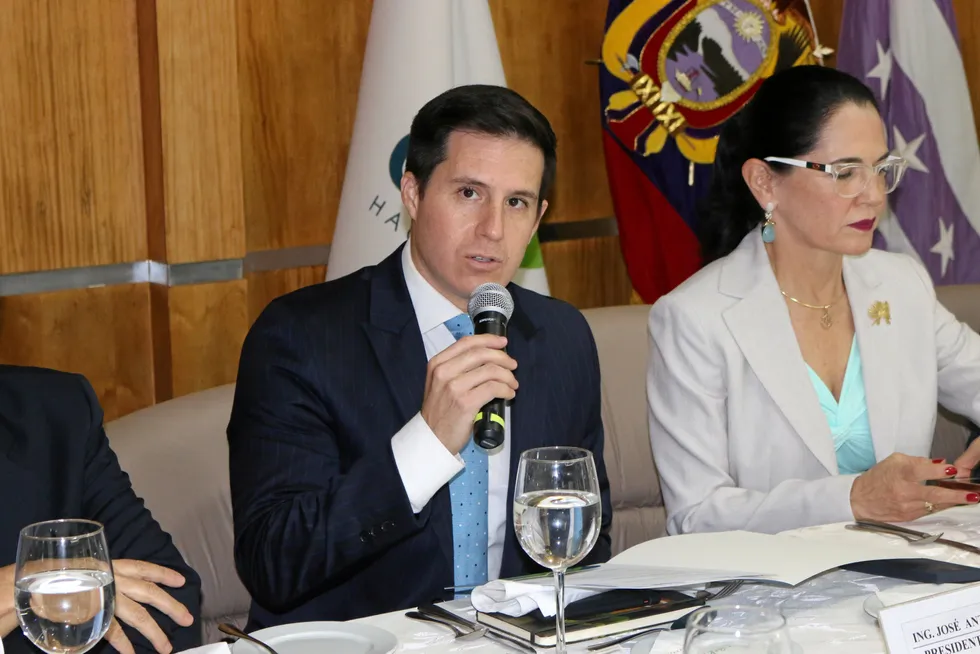 Jose Antonio Camposano is calling for government support to combat ongoing violence in Ecuador's shrimp sector.