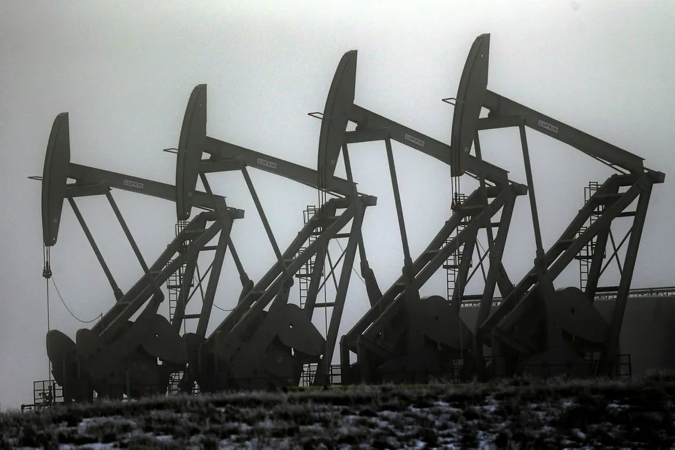 Pumping up: oil pump jacks in North Dakota